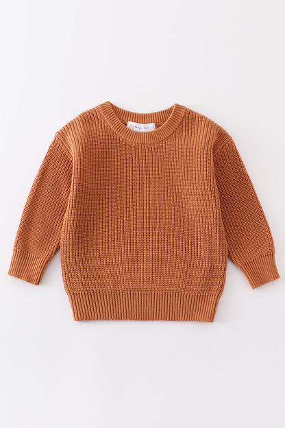 Caramel pullover sweater
