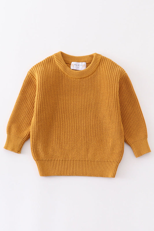 Mustard pullover sweater