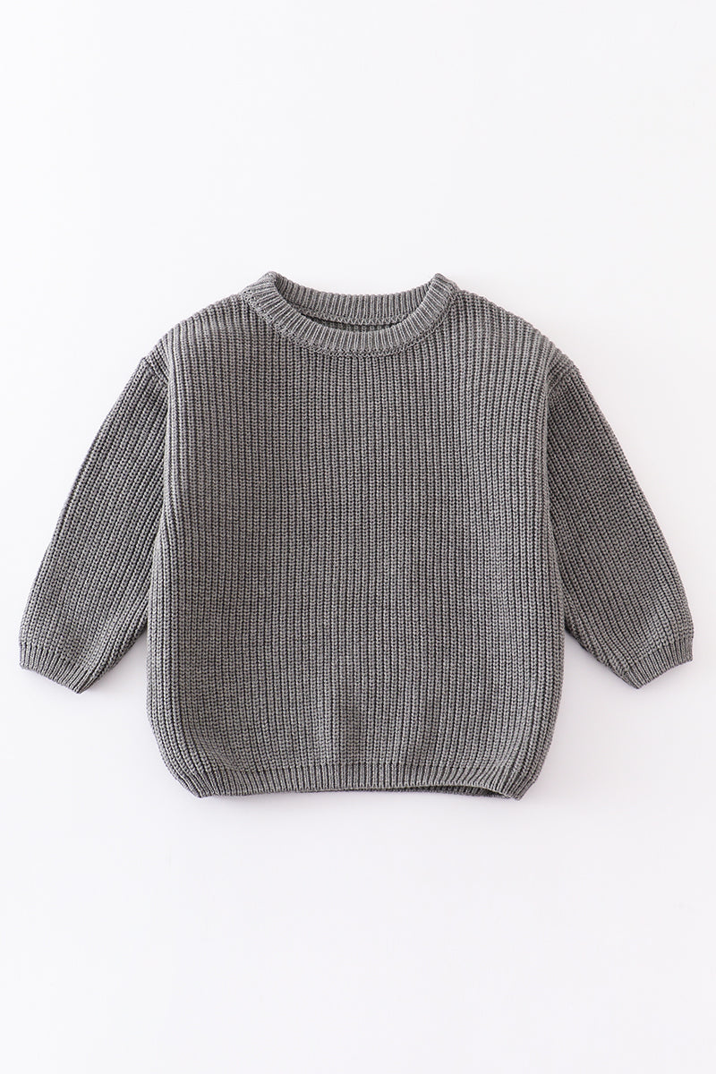 Grey sweater oversize jumper